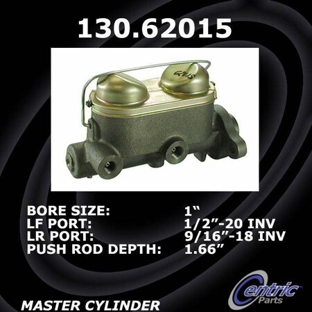 Centric Parts Premium Brake Master Cylinder, 130.62015 130.62015